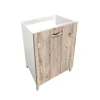 Cucina- Mobile sottolavello 2 ante "soft", 60 cm
