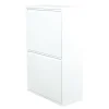 Sale Mobileco 4 secchi 18 litri lamiera bianca, 60x93x25 cm Raccolta Differenziata