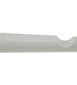 Clearance Monoblocco cm 15 per bastone ø28mm con viti e tasselli  laccato bianco. Tessile D'Arredo