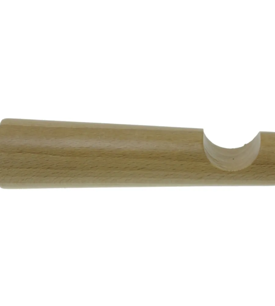 Tessile D'Arredo- Monoblocco cm 15 per bastone ø28mm con viti e tasselli - colore naturale.