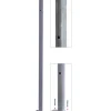 Porte, Scale E Pavimenti-Metal Expert Montante angolare per pannelli di recinsioni  h100 cm in ferro zincato