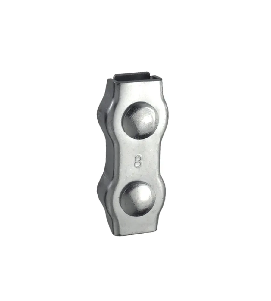 Sistemi Di Fissaggio- Morsetto "duplex" per funi ø 10 mm. acciaio zincato