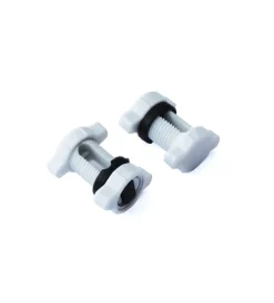 Sistemi Di Fissaggio|Morsetto per cavi "block fix" in nylon bianco 4 pz.