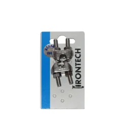 Sistemi Di Fissaggio|Morsetto per funi ø 8 mm. in acciaio inox a4 - aisi 316 - 2 pz.