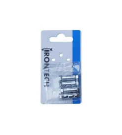 Sistemi Di Fissaggio- Morsetto serracavi ø 3 mm in ferro zincato 2 viti in testa 4 pz.