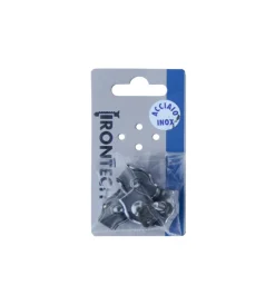 New Morsetto simplex per funi ø 5 mm. in acciaio inox a4 - aisi 316 - 4 pz. Sistemi Di Fissaggio