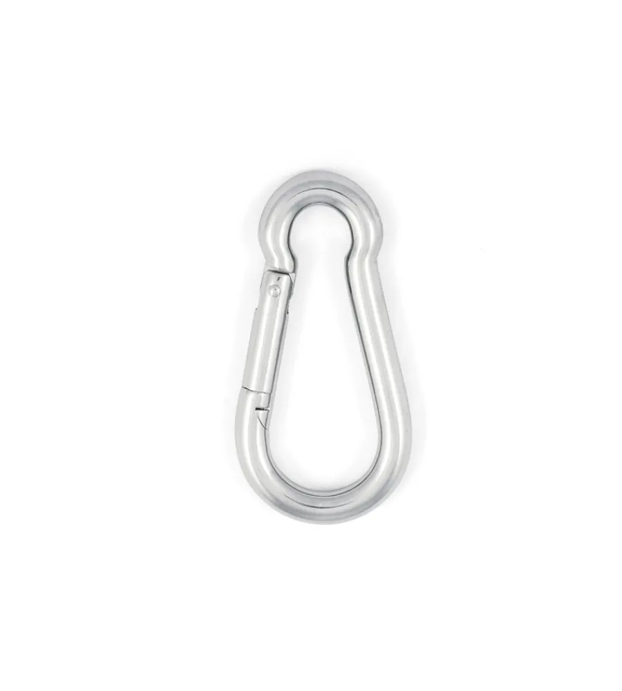Sistemi Di Fissaggio|Moschettone pompiere ø 8 x 80 mm. in acciaio inox a4 - aisi 316