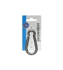 Sistemi Di Fissaggio|Moschettone pompiere ø 8 x 80 mm. in acciaio inox a4 - aisi 316