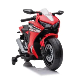 Giochi E Casette Bimbo- Moto per bambini elettrica a batteria 12 volt, colore rosso - honda