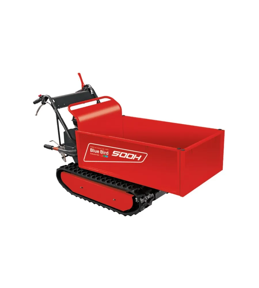 Motocarriole-Blue Bird Motocarriola cingolata a scoppio "carrier 500" portata 500 kg