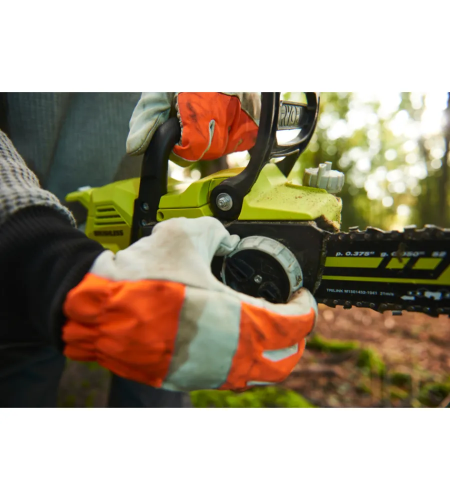 Motoseghe Ed Elettroseghe-Ryobi Motosega a batteria "ry36csx35a-0" barra oregon 35 cm 36v batteria 5ah inclusa