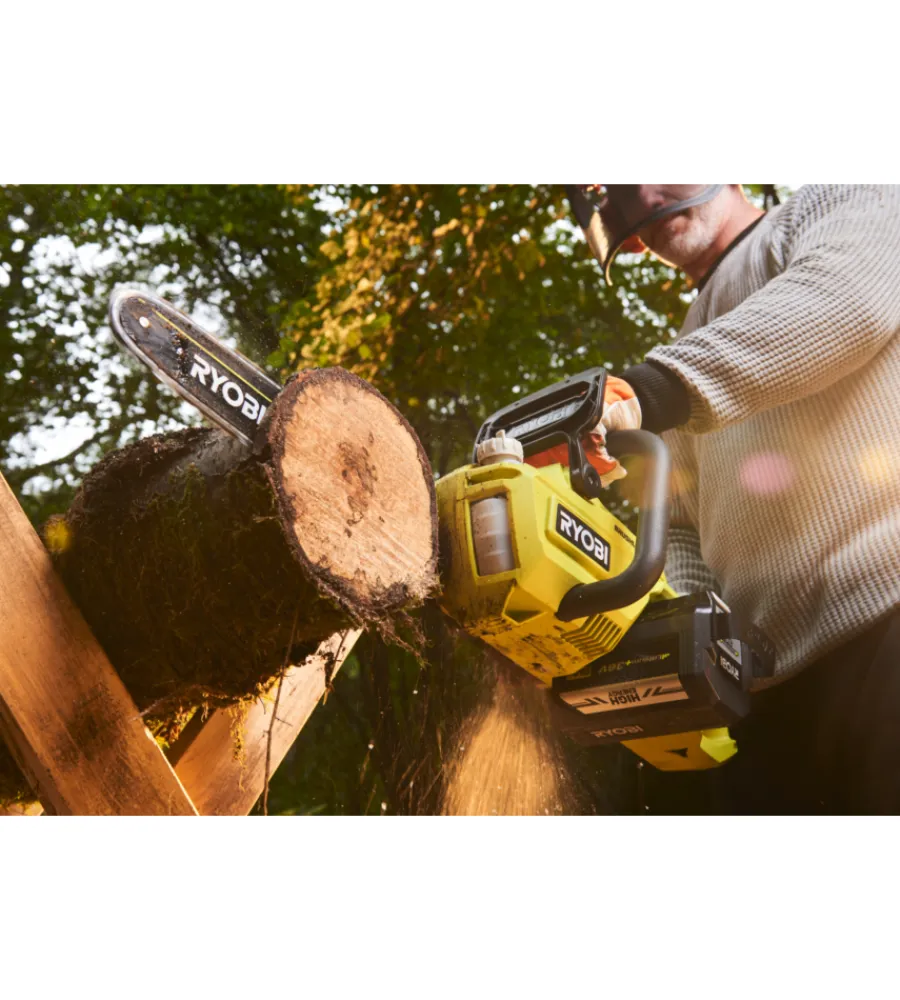 Motoseghe Ed Elettroseghe-Ryobi Motosega a batteria "ry36csx35a-0" barra oregon 35 cm 36v, solo corpo macchina