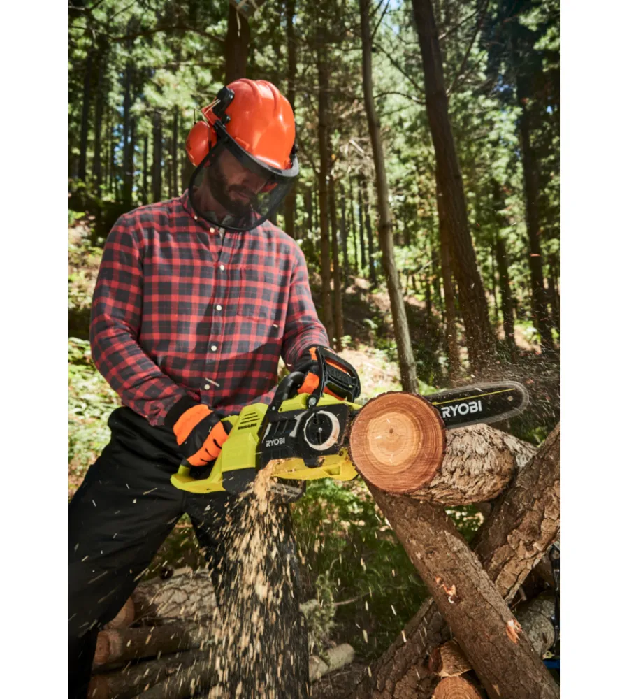Motoseghe Ed Elettroseghe-Ryobi Motosega a batteria "ry36csx35a-0" barra oregon 35 cm 36v, solo corpo macchina