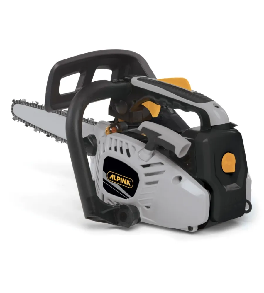Motoseghe Ed Elettroseghe|Motosega a scoppio alpina "carving apr25c" barra 25 cm 2t 25,4 cc