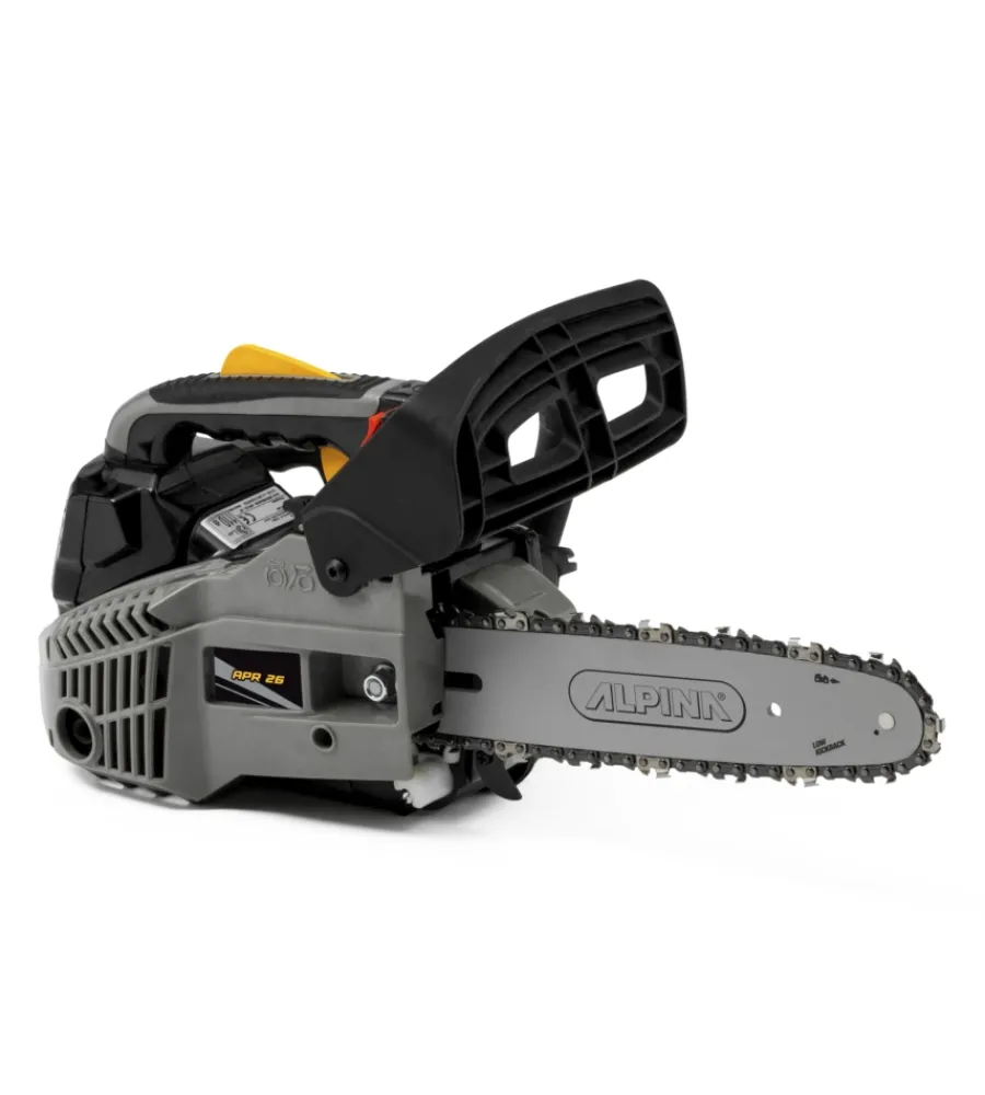 Motoseghe Ed Elettroseghe- Motosega a scoppio alpina "apr26" barra 25 cm 2t 25,4 cc