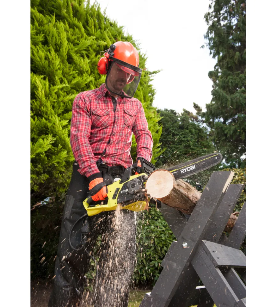 Motoseghe Ed Elettroseghe-Ryobi Motosega elettrica "rcs1935b" barra 35 cm 1900 w