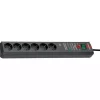 Multiprese Ed Adattatori- Multipresa con 6 prese schuko a spina con interruttore on/off - brennenstuhl