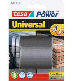 Tesa Nastri Vari|Nastro adesivo "extra power" colore argento, 5 mt x 50 mm -