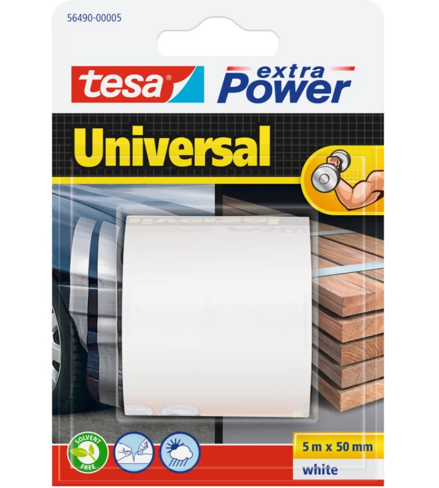 Nastri Vari-Tesa Nastro adesivo "extra power" colore bianco, 5 mt x 50 mm -