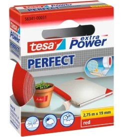 Sale Nastro adesivo "extra power" colore rosso, 2,75 mt x 19 mm - Nastri Vari