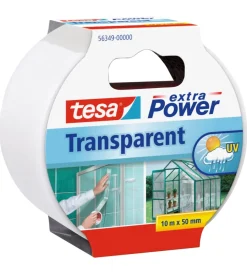 Tesa Nastri Vari|Nastro adesivo "extra power" trasparente, 10 mt x 50 mm -