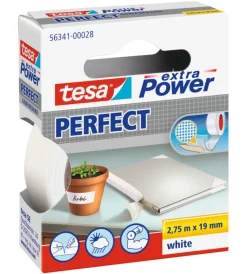 Tesa Nastri Vari|Nastro adesivo "extra power" colore bianco, 2,75 mt x 19 mm -