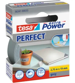 Tesa Nastri Vari|Nastro adesivo "extra power" colore grigio, 2,75 mt x 19 mm -
