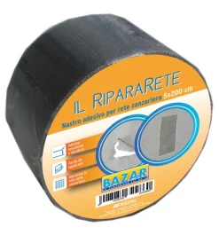 Tessile D'Arredo- Nastro adesivo per riparazione reti in fibra di vetro 50 mm x 2 mt