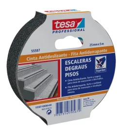 Nastri Vari-Tesa Nastro antiscivolo anti-slip nero, 25 mm x 5 mt -