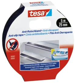Nastri Vari-Tesa Nastro antiscivolo anti-slip nero, 25 mm x 5 mt -