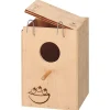 Accessori Gabbie-Ferplast Nido per uccelli in legno "small" 13x12x17 cm