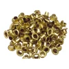 Occhiellatrici E Accessori- Occhielli ottone ø 4,5 mm. 100 pz.