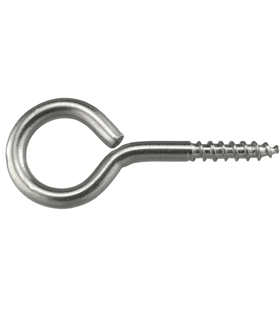 Sistemi Di Fissaggio- Occhioli inox per legno 3,0x16x18 mm. - 6 pz.