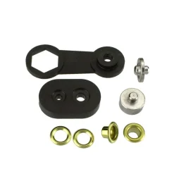 Sale Occhioli ottone 8,5 mm. - ottone - 24 pz. Sistemi Di Fissaggio