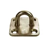 Ferramenta Per Esterno- Occhiolo su piastra 36 x 36 x 3,0 mm. - zincato giallo
