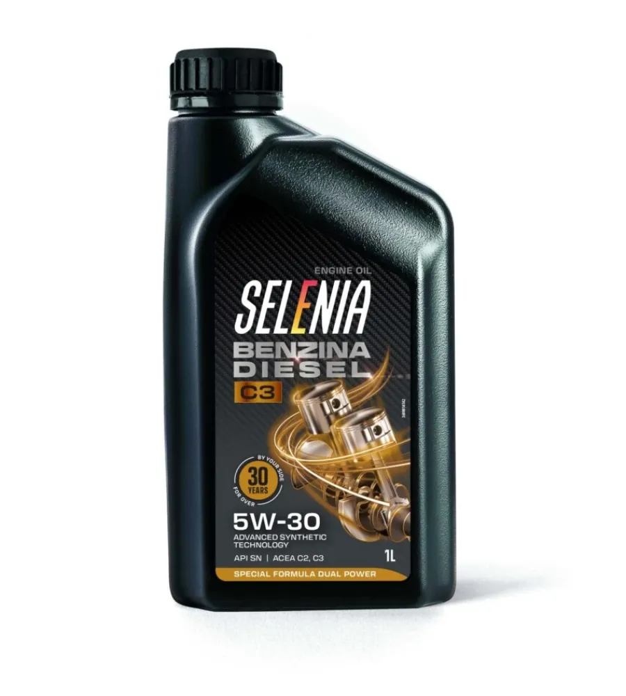 Oli E Lubrificanti|Olio motore benzina diesel c3 5w-30 selenia 1 lt