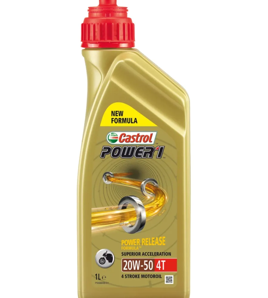 Moto- Olio motore lubrificante moto 4t power 1 20w50 1l oil