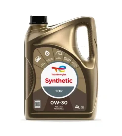 New Olio motore total "synthetic top 0w30" 4l Oli E Lubrificanti
