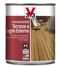 Best Olio protettivo saturatore terrazze e legno esterno, incolore - 1 litro Oli E Detergenti Legno