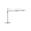 Coperture Per Esterno E Accessori- Ombrellone da giardino a braccio solaria "california" in alluminio tortora ecru' 3x4 mt