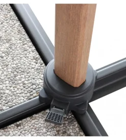 Coperture Per Esterno E Accessori- Ombrellone da giardino a braccio laterale elica garden