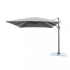 Coperture Per Esterno E Accessori- Ombrellone da giardino a braccio laterale elica garden "newton" in alluminio e poliestere grigio 200x300x250 cm