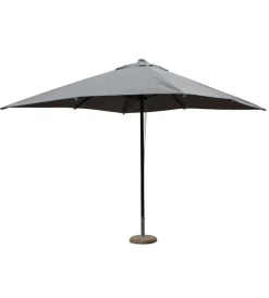 Coperture Per Esterno E Accessori|Ombrellone da giardino elica garden "brian" in alluminio e poliestere grigio 300x300x265 cm