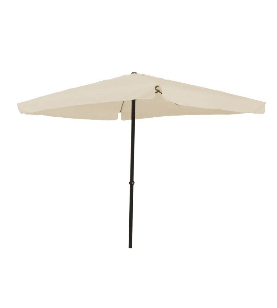 Online Ombrellone da giardino quadrato essenza in poliestere ecrù 3x3 mt Coperture Per Esterno E Accessori