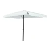 Coperture Per Esterno E Accessori|Ombrellone da giardino quadrato essenza in poliestere bianco 3x3 mt