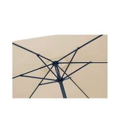 Coperture Per Esterno E Accessori|Ombrellone da giardino rettangolare essenza in poliestere ecru 2x3 mt