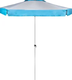 Campeggio-Brunner Ombrellone da spiaggia "solado" in alluminio e poliestere azzurro diametro 200 cm
