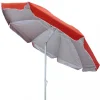 Coperture Per Esterno E Accessori- Ombrellone da spiaggia rotondo elica garden con protezione uv in acciaio e nylon colori assortiti 180x180 cm