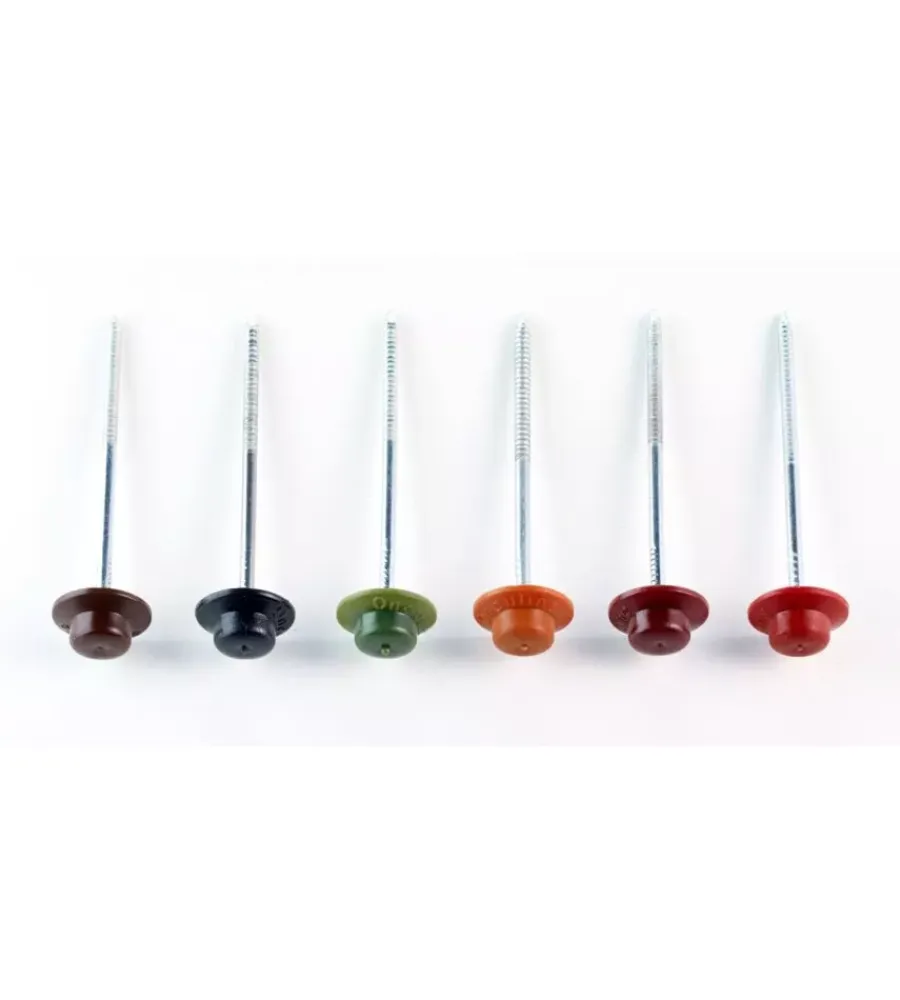 Accessori Per Lastre E Rotoli-Onduline - chiodi verdi per 60mm