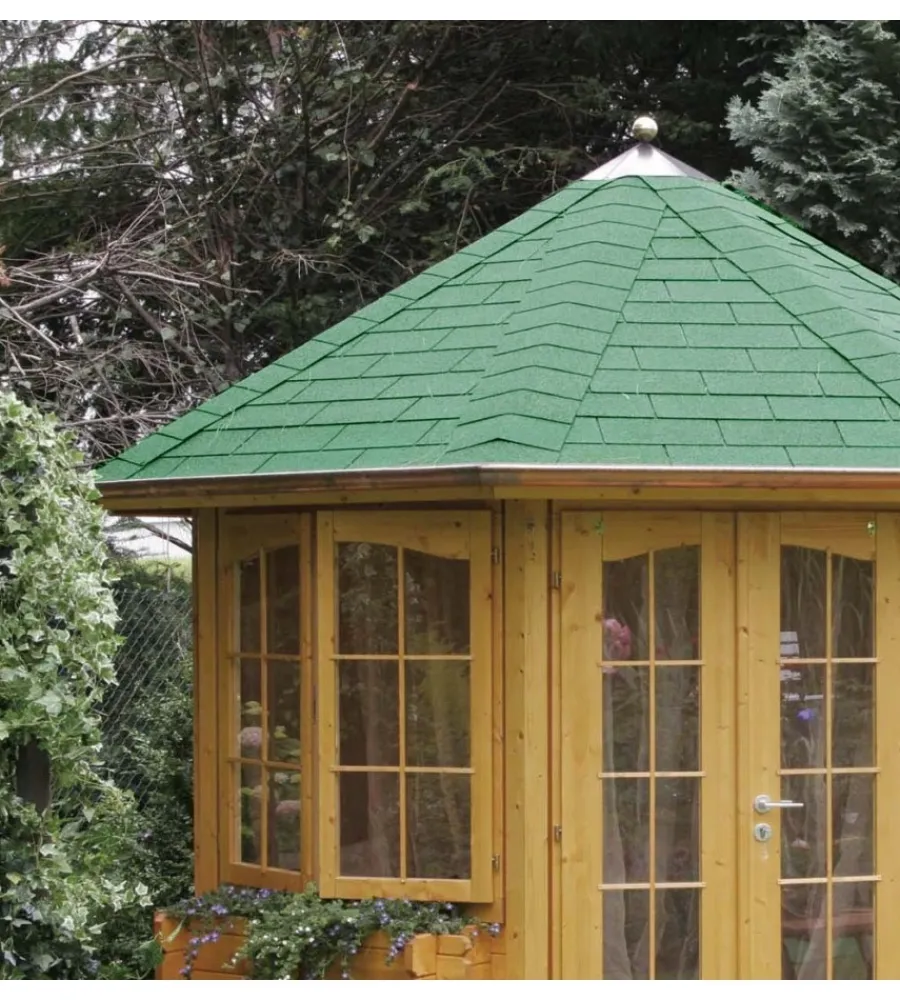 Tegole Ed Accessori-Onduline - tegole bituminose - bardoline rettangolare - verde 2.32mq